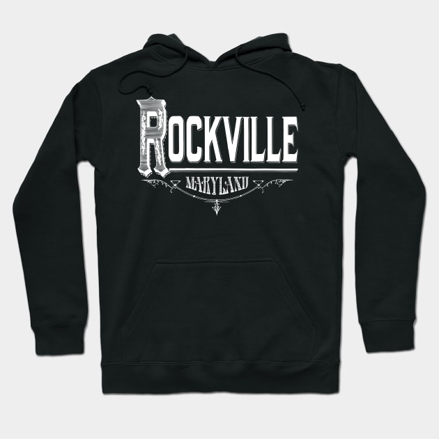 Vintage Rockville, MD Hoodie by DonDota